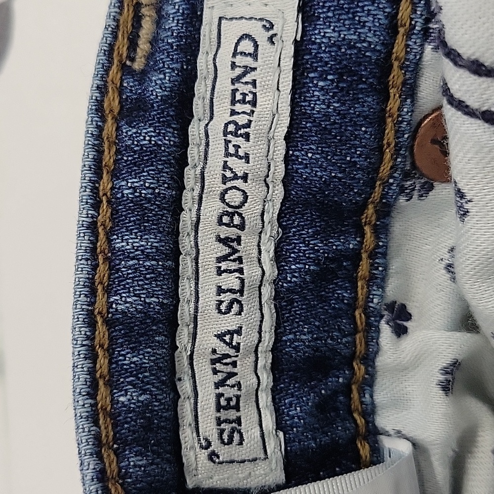 Lucky Brand Jeans Womans Size 0/25 Blue Sienna Slim Boyfriend Denim flex - Picture 12 of 17